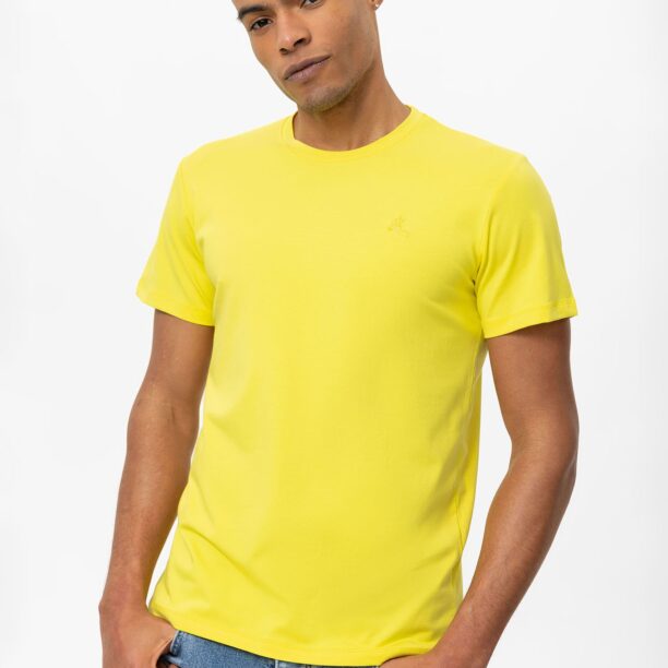 Original Daniel Hills Tricou  galben neon