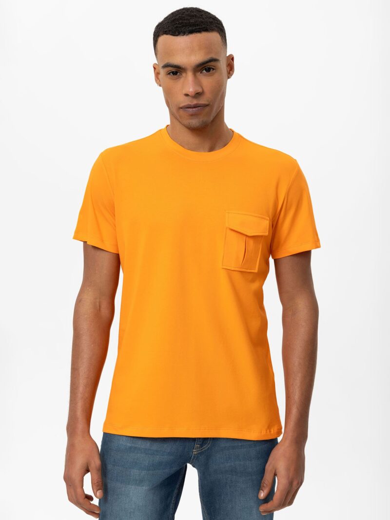 Daniel Hills Tricou  galben / portocaliu / alb