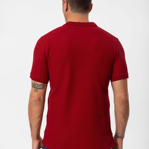 Cumpăra Daniel Hills Tricou  kaki / roșu burgundy