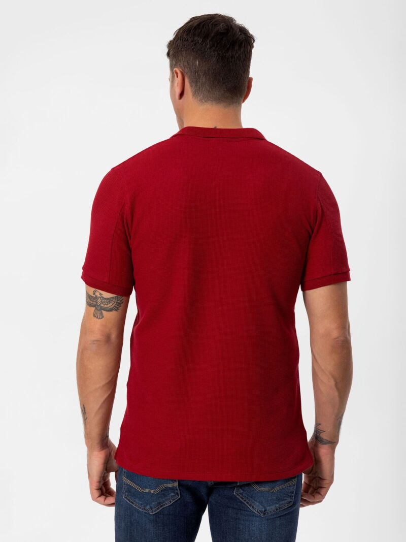 Cumpăra Daniel Hills Tricou  kaki / roșu burgundy