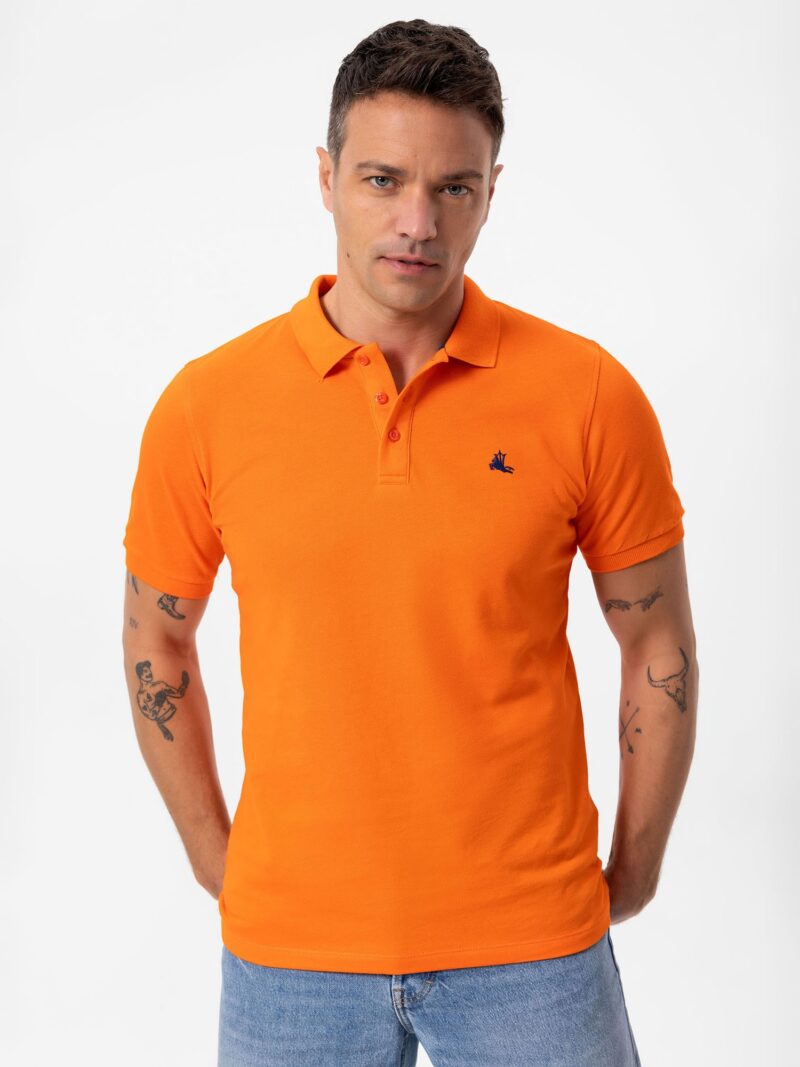 Daniel Hills Tricou  maro deschis / portocaliu