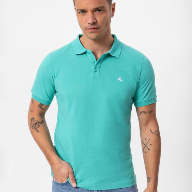 Daniel Hills Tricou  verde mentă / alb