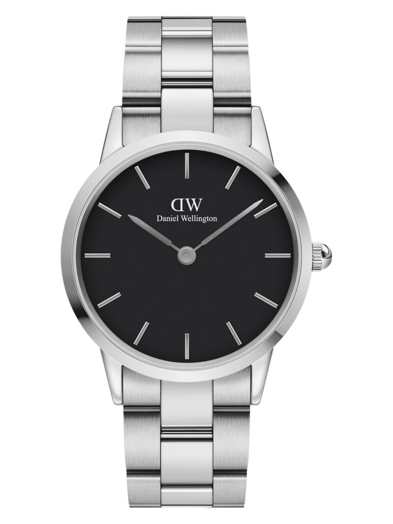 Daniel Wellington Ceas analogic 'Iconic Link S Black'  argintiu