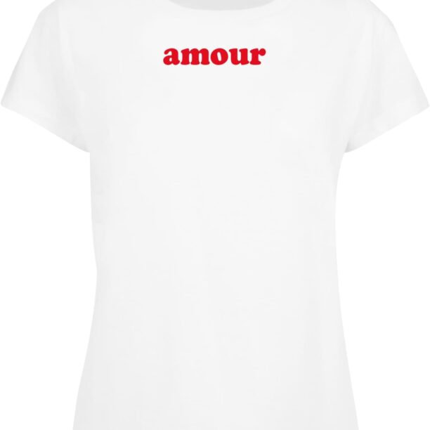 Days Beyond Tricou 'Amour'  roși aprins / alb murdar