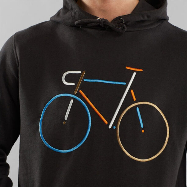 Dedicated Hoodie Falun Color Bike Charcoal preţ