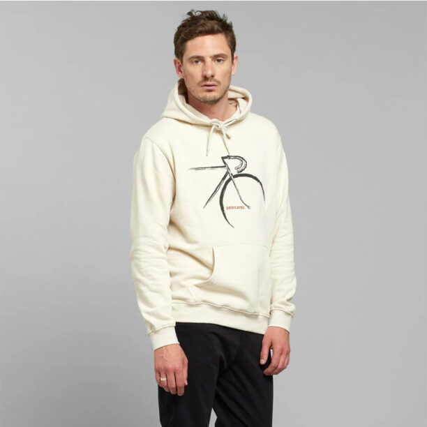 Dedicated Hoodie Falun Side Bikes Oat White preţ