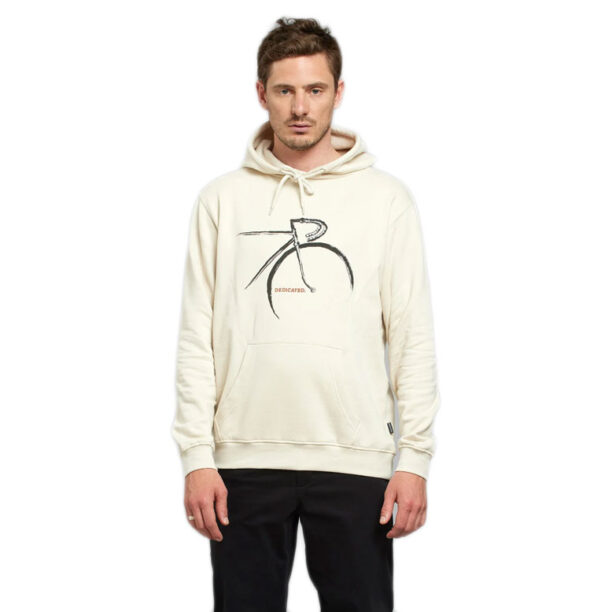 Dedicated Hoodie Falun Side Bikes Oat White