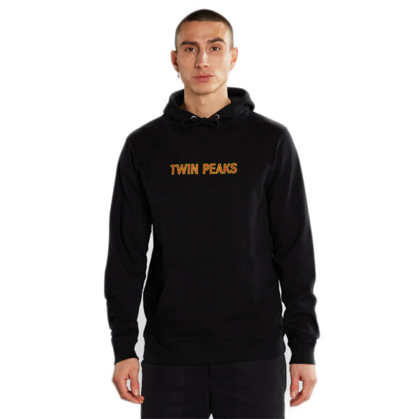 Dedicated Hoodie Falun Twin Peaks Logo Black