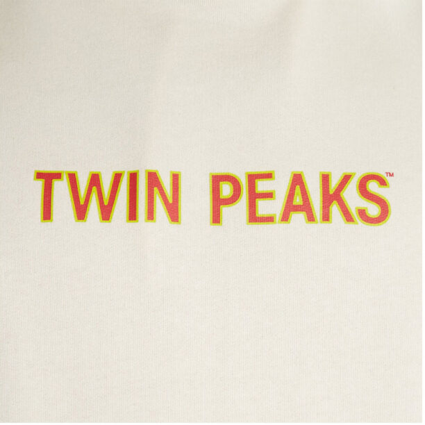 Dedicated Hoodie Falun Twin Peaks Logo Oat White preţ