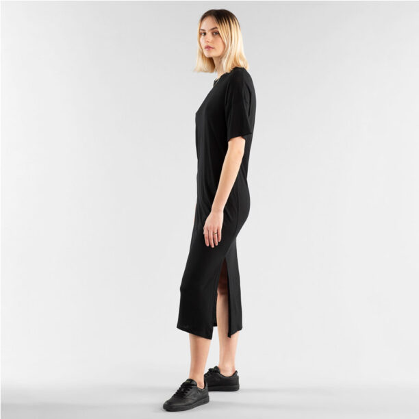 Dedicated Long T-shirt Dress Ronneby Black preţ