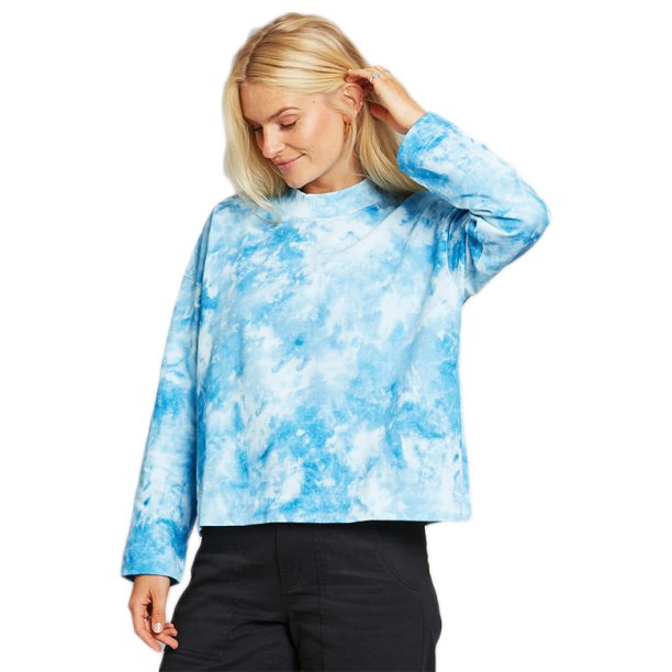 Dedicated Loose Sweatshirt Lerdala Tie Dye Blue