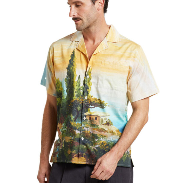 Dedicated Shirt Marstrand Oceanview Multi Color