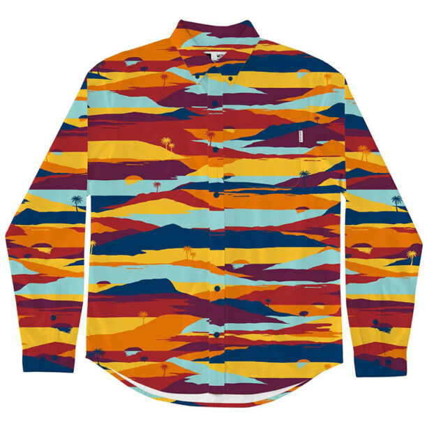 Dedicated Shirt Varberg Sunset Orange