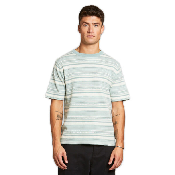 Dedicated Short Sleeve Knitted T-shirt Husum Mint