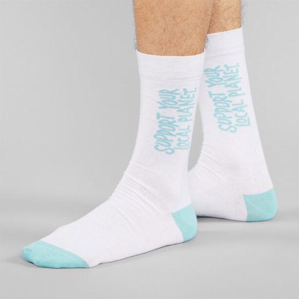 Cumpăra Dedicated Socks Sigtuna Local Planet White