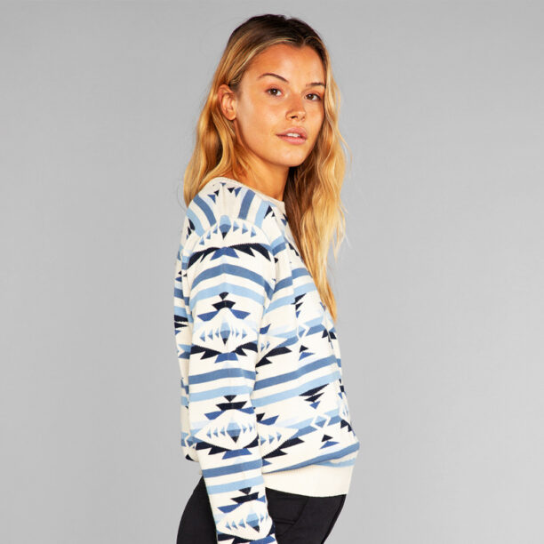 Preţ Dedicated Sweater Arendal Ikat Navy