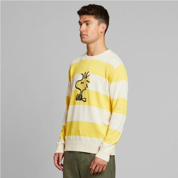 Dedicated Sweater Mora Woodstock Stripe Yellow preţ