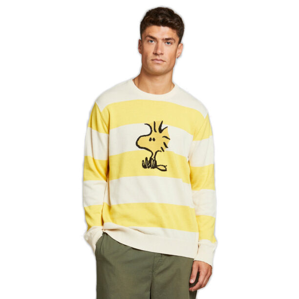 Dedicated Sweater Mora Woodstock Stripe Yellow