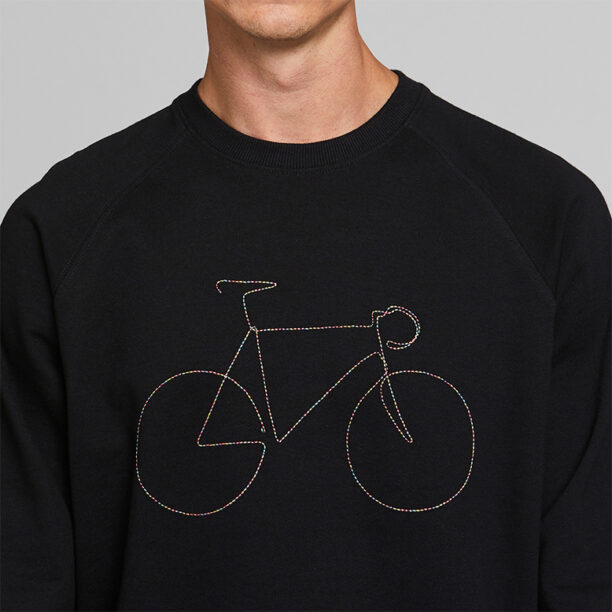 Cumpăra Dedicated Sweatshirt Malmoe Rainbow Bicycle Black