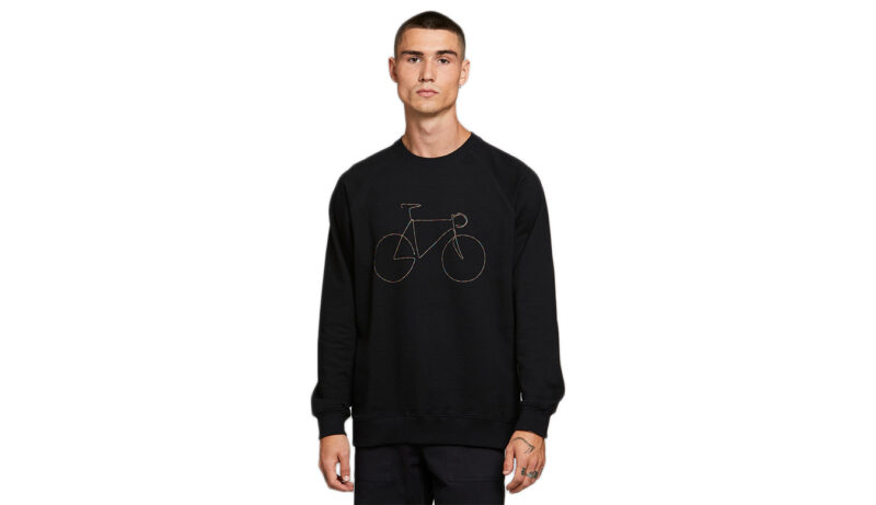 Dedicated Sweatshirt Malmoe Rainbow Bicycle Black