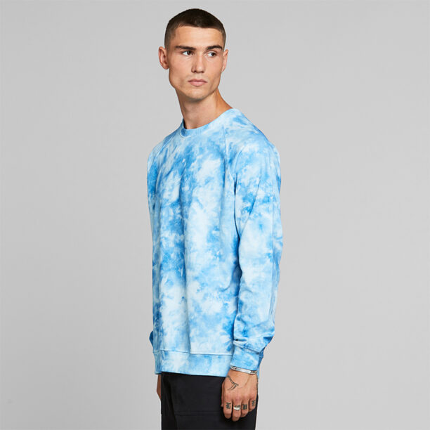 Dedicated Sweatshirt Malmoe Tie Dye Blue preţ