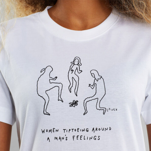 Dedicated T-shirt Mysen A Man´s Feelings White preţ