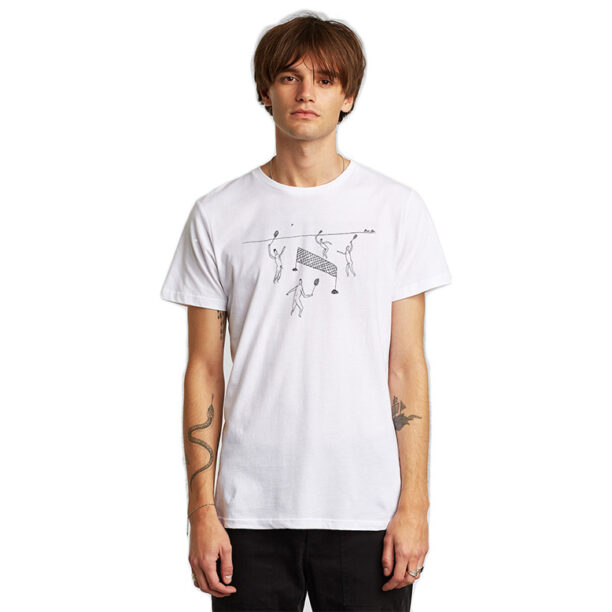 Dedicated T-shirt Stockholm Badminton White