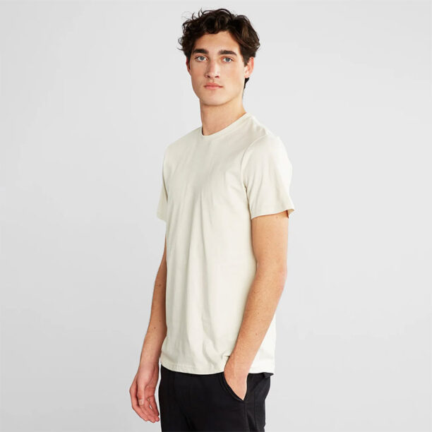 Dedicated T-shirt Stockholm Base Oat White preţ