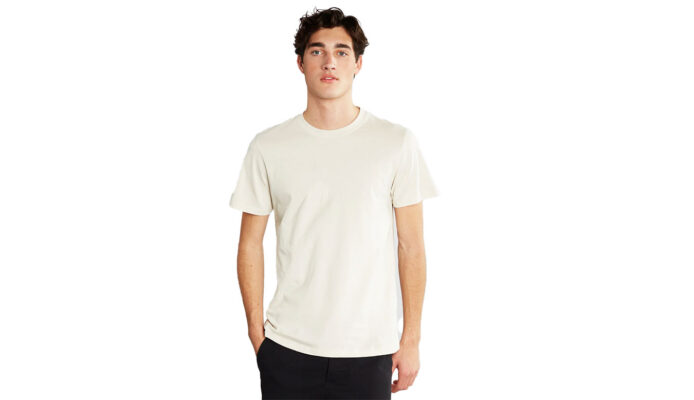 Dedicated T-shirt Stockholm Base Oat White