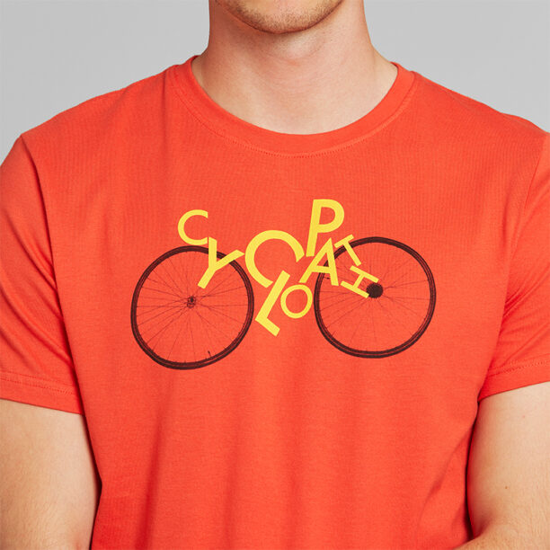 Dedicated T-shirt Stockholm Cyclopath Pale Red preţ