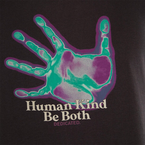 Preţ Dedicated T-shirt Stockholm Human Kind Charceoal