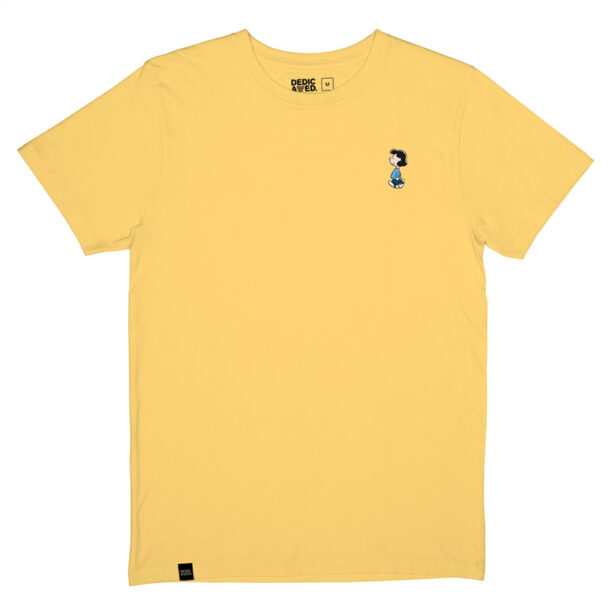 Dedicated T-shirt Stockholm Lucy Yellow preţ