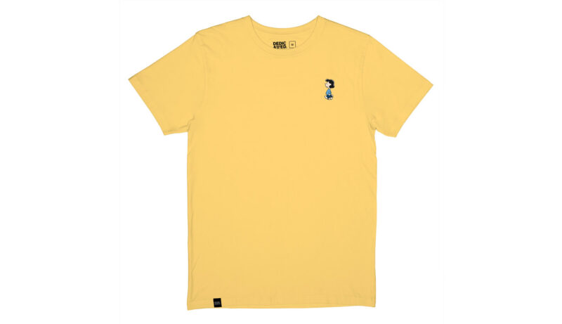 Dedicated T-shirt Stockholm Lucy Yellow preţ