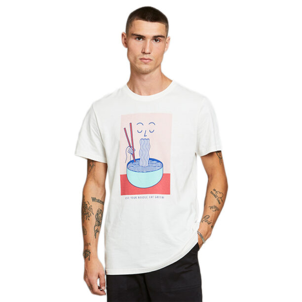 Dedicated T-shirt Stockholm Noodle Off-White