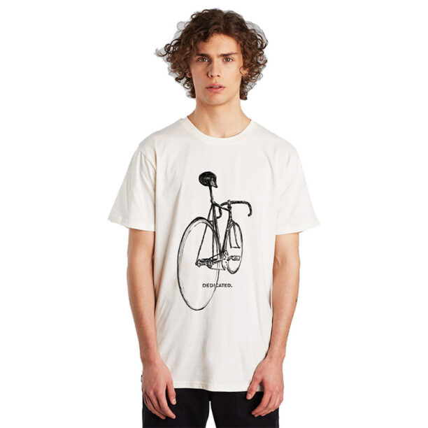 Dedicated T-shirt Stockholm Pencil Bike Off-White