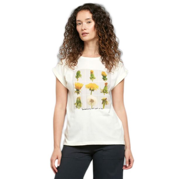 Dedicated T-shirt Visby Dandelion Life Off-White