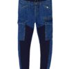 Desigual Jeans  albastru / galben / alb