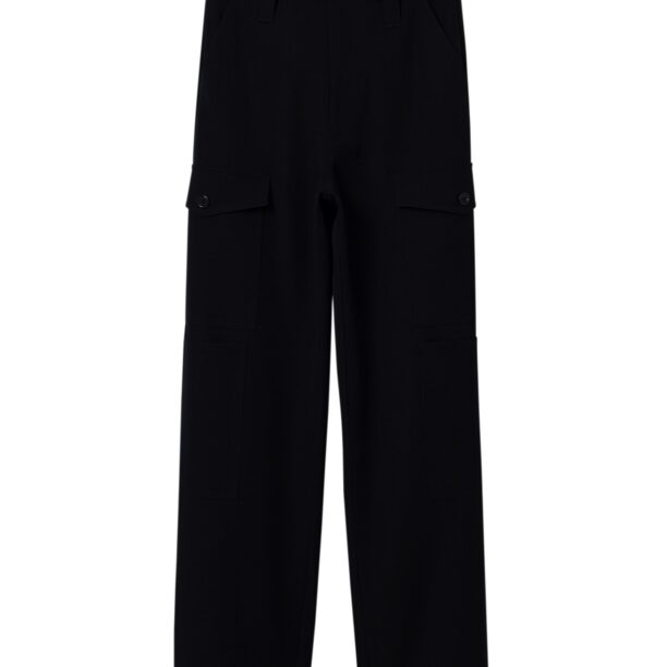 Desigual Pantaloni cu buzunare  negru