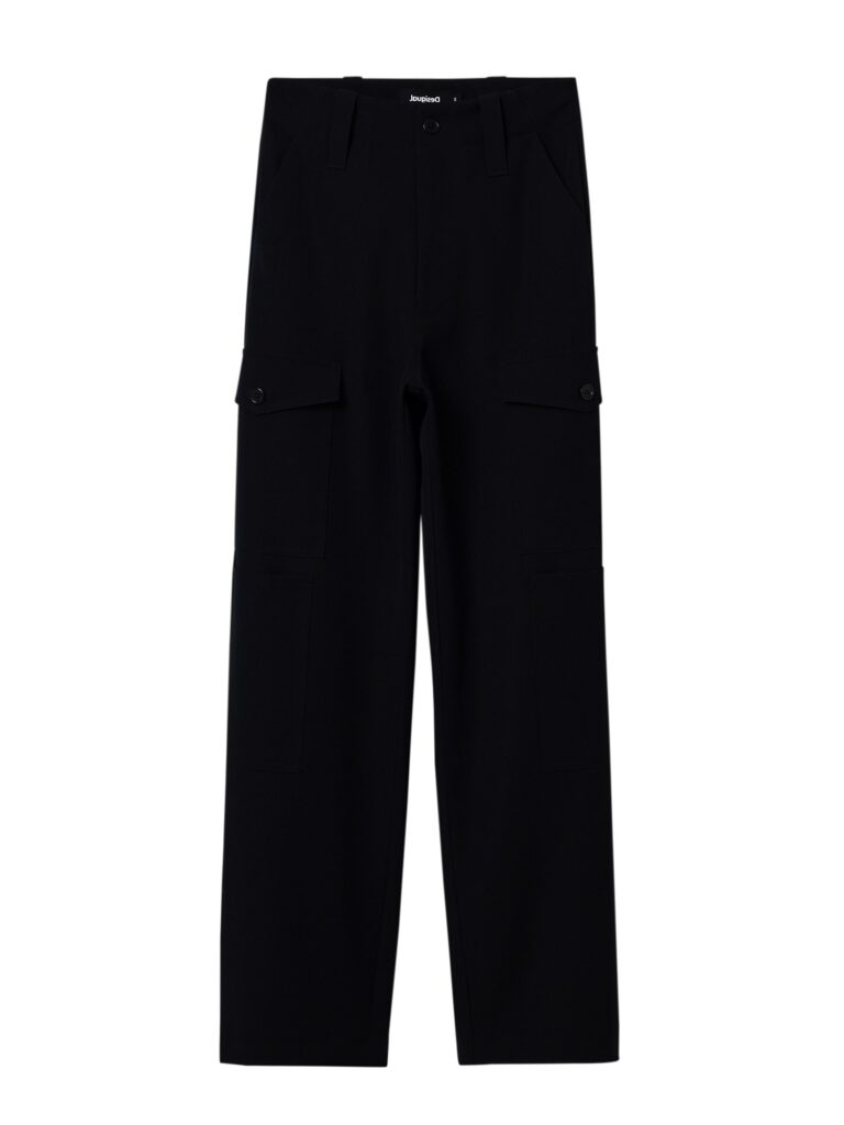 Desigual Pantaloni cu buzunare  negru