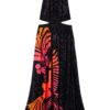 Desigual Rochie 'Phi Phi'  gri / portocaliu / roz / negru