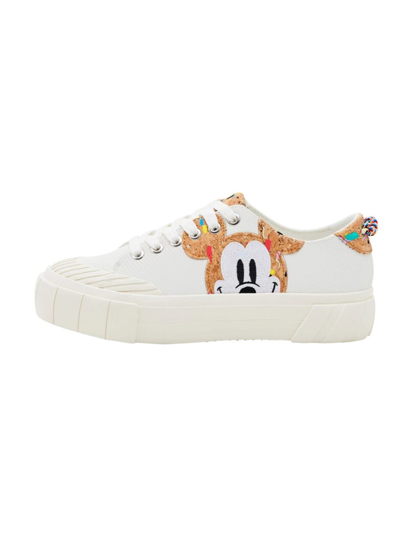 Desigual Sneaker low  albastru / maro cappuccino / negru / alb