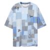 Desigual Tricou 'Bruno'  albastru marin / azur / albastru deschis / alb