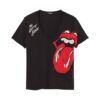 Desigual Tricou 'Rhinestone The Rolling Stones'  roșu / negru / alb