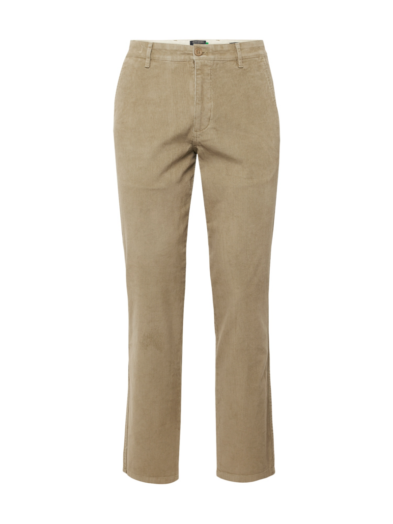 Dockers Pantaloni eleganți  maro deschis / gri închis / alb murdar