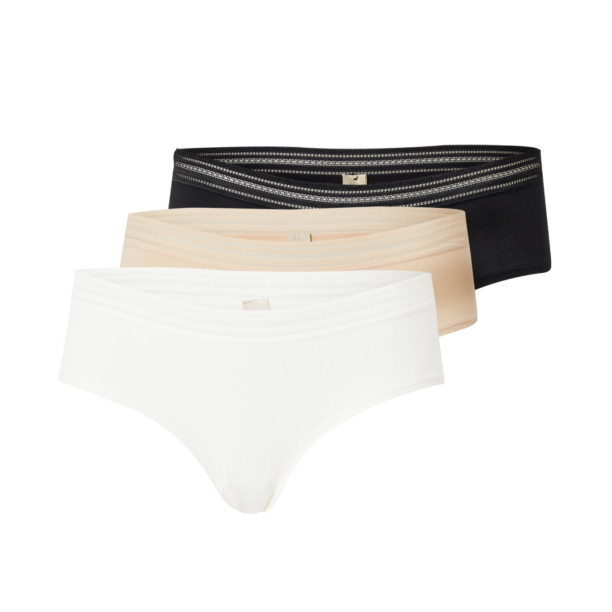 Dorina Slip  bej deschis / negru / alb