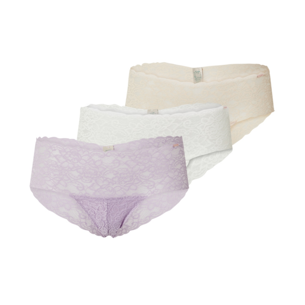 Dorina Slip  bej / mov pastel / alb