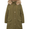 Dorothy Perkins Curve Parka de iarnă  oliv