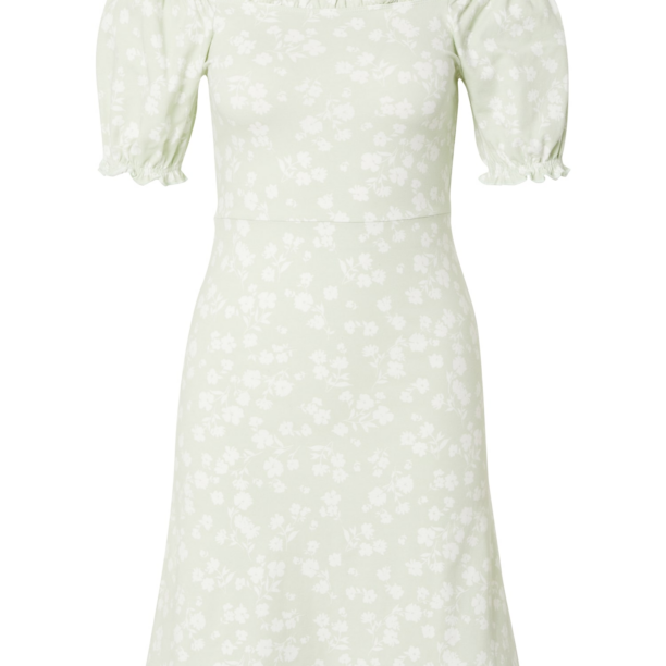 Dorothy Perkins Rochie de vară  verde pastel / alb