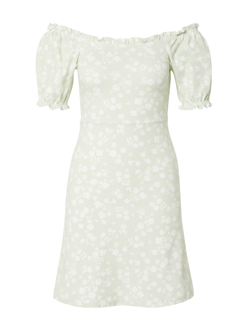 Dorothy Perkins Rochie de vară  verde pastel / alb