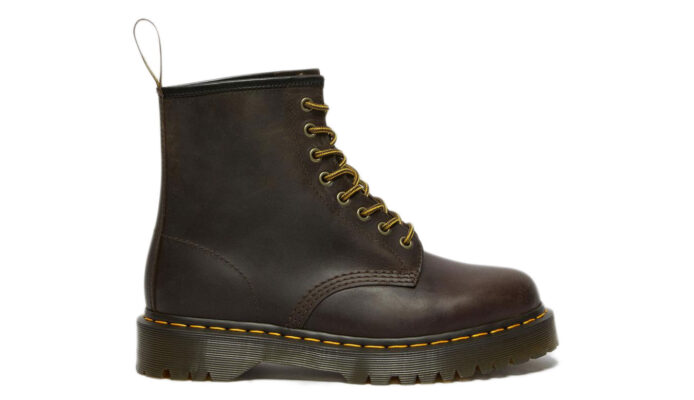 Dr. Martens 1460 Bex Crazy Horse Leather Lace Up Boots